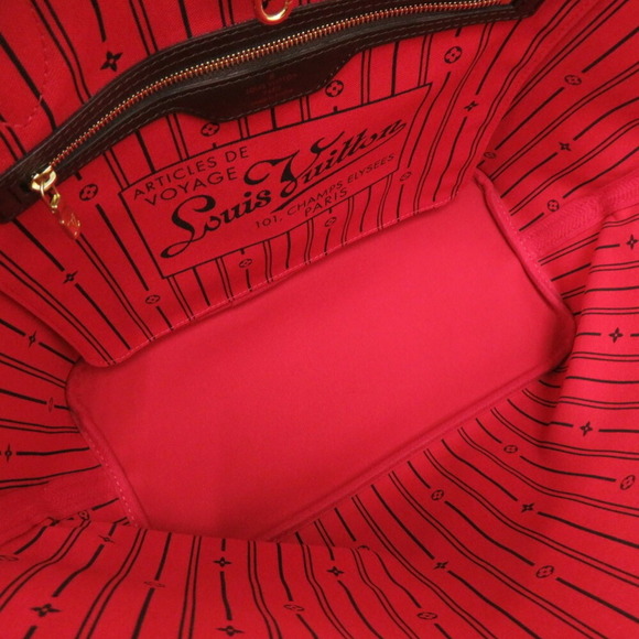 LOUIS VUITTON Brown Damier Neverfull MM Tote Bag - Picture 5 of 10